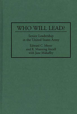 Book cover for Who Will Lead?