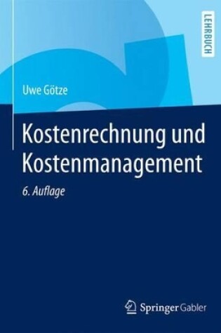 Cover of Kostenrechnung und Kostenmanagement