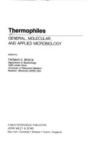 Cover of Thermophiles