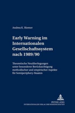 Cover of Early Warning Im Internationalen Gesellschafts-System Nach 1989/90