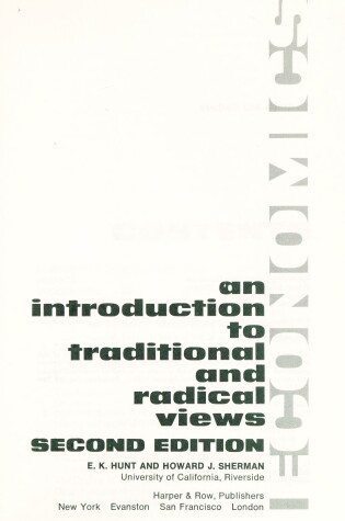 Cover of Economics