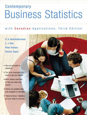 Book cover for Contemporary Business Statistics with Canadian Applications, Third Canadian Edition