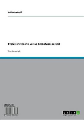 Book cover for Evolutionstheorie Versus Schopfungsbericht