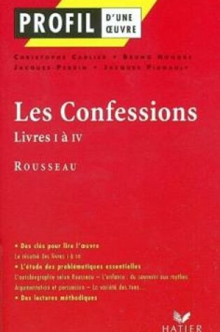 Cover of Profil d'une oeuvre