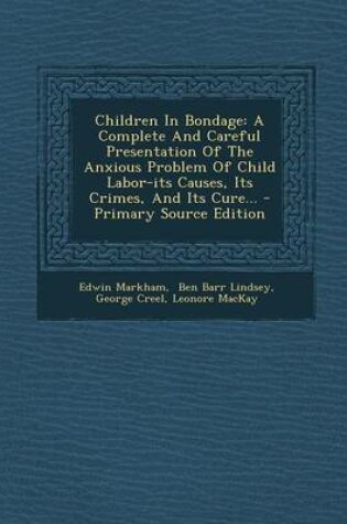 Cover of Children in Bondage