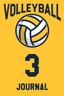 Book cover for Volleyball Journal 3