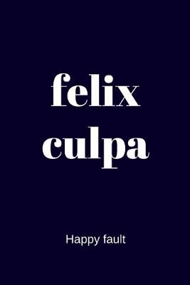 Book cover for felix culpa - Happy fault