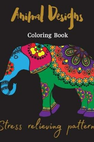 Cover of Animal Designs Coloring Book