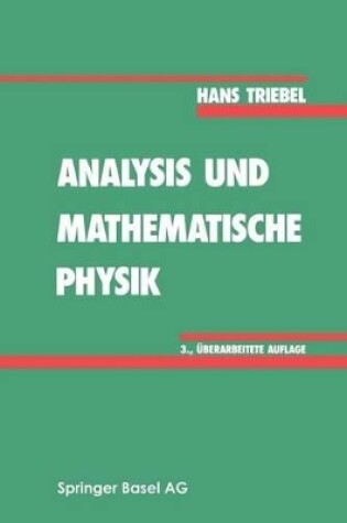 Cover of Analysis und mathematische Physik