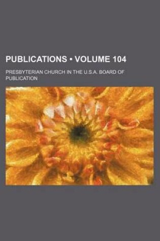 Cover of Publications (Volume 104)