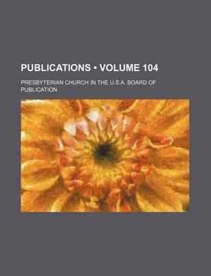 Book cover for Publications (Volume 104)