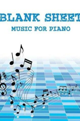 Cover of Blank Sheet Book for Piano