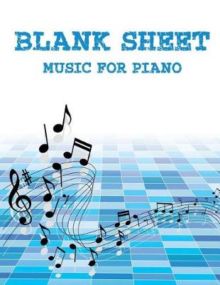Book cover for Blank Sheet Book for Piano