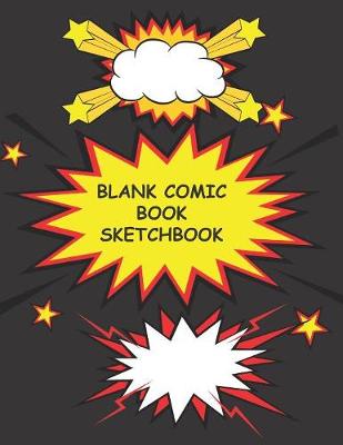 Book cover for Blank Comic Book Sketchbook