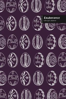 Book cover for Exuberance Lifestyle Journal, Wide Ruled Write-in Dotted Lines, (A5) 6 x 9 Inch, Notebook, 288 pages (Purple)