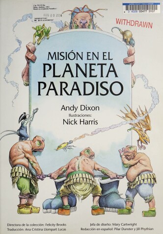 Book cover for Mision en el Planeta Paradios