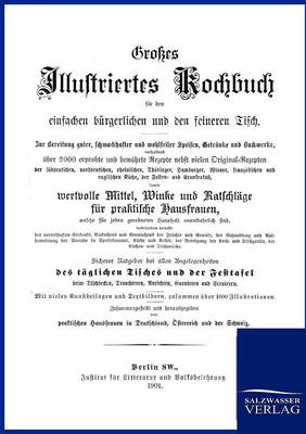 Book cover for Großes Illustriertes Kochbuch