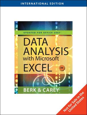 Book cover for Data Analysis with Microsoft Excel