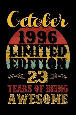 Book cover for October 1996 Limited Edition 23 Years Of Being Awesome