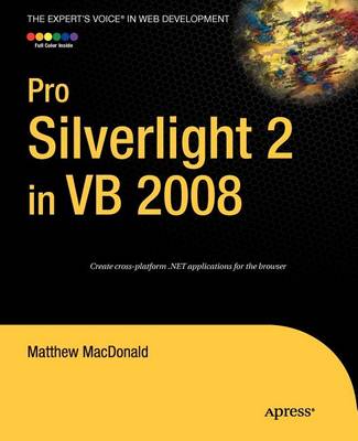 Book cover for Pro Silverlight 2 in VB 2008