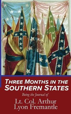 Cover of Three Months in the Southern States