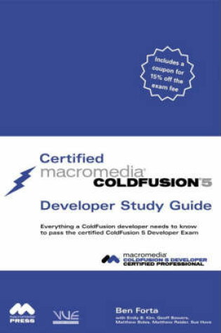 Cover of Certified Macromedia ColdFusion 5 Developer Study Guide