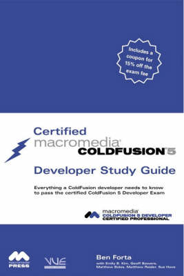 Book cover for Certified Macromedia ColdFusion 5 Developer Study Guide