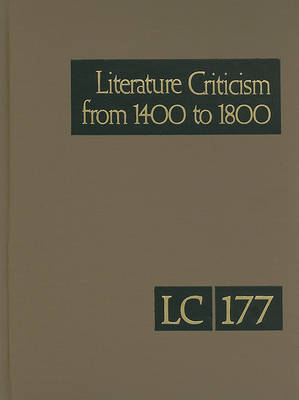 Cover of Literature Criticism from 1400 to 1800