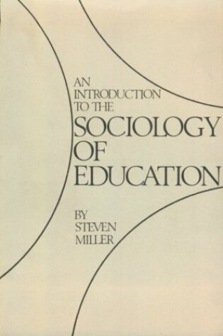 Cover of An Introduction to the Sociology of Education