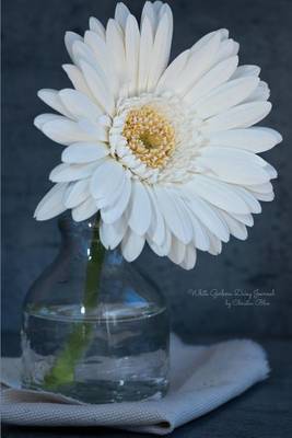 Book cover for White Gerbera Daisy Journal