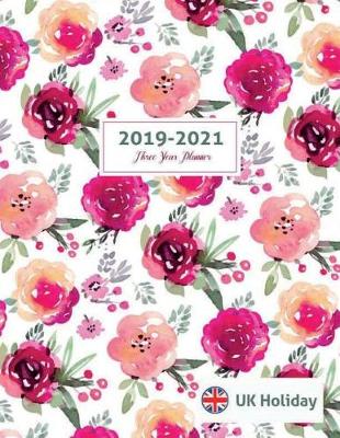 Cover of 2019-2021 Three Year Planner UK Holiday