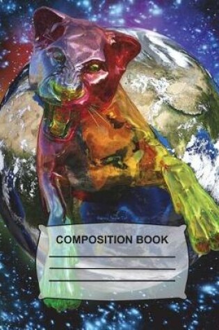 Cover of Galaxy Space Cat Composition Book
