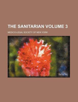 Book cover for The Sanitarian Volume 3