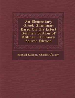 Book cover for An Elementary Greek Grammar