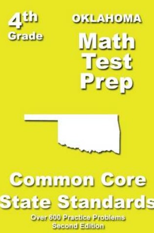 Cover of Oklahoma 4th Grade Math Test Prep