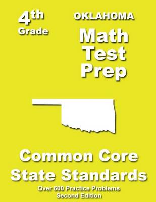 Book cover for Oklahoma 4th Grade Math Test Prep