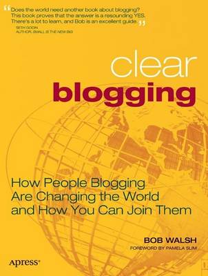 Book cover for Clear Blogging