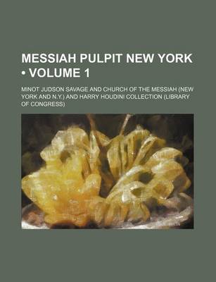 Book cover for Messiah Pulpit New York (Volume 1)