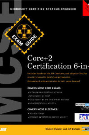 Cover of MCSE Core+2 Certification Exam Guide 6-in-1