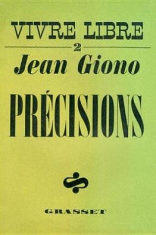 Cover of Precisions - Vivre Libre II