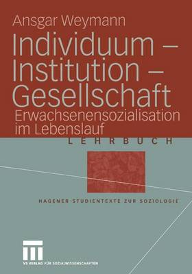 Book cover for Individuum — Institution — Gesellschaft