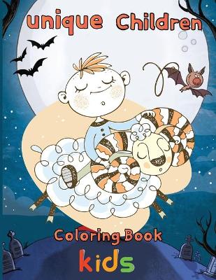 Book cover for Unique Children Coloring Book kids