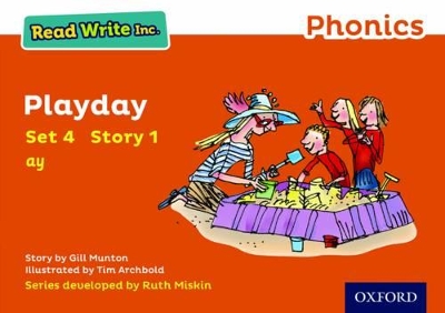 Cover of Read Write Inc. Phonics: Playday (Orange Set 4 Storybook 1)