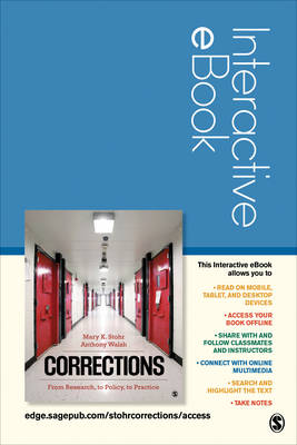 Book cover for Corrections: From Research, to Policy, to Practice Interactive eBook Student Version