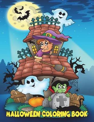 Book cover for Halloween Coloring Book