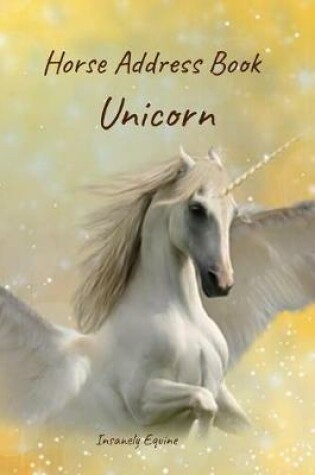 Cover of Horse Address Book Unicorn