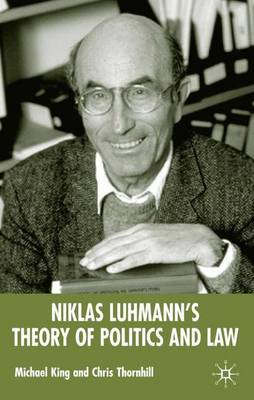 Book cover for Niklas Luhmann's Theory of Politics and Law