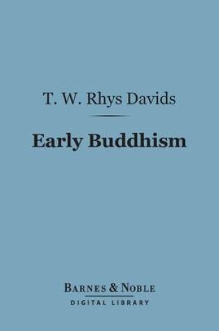 Cover of Early Buddhism (Barnes & Noble Digital Library)