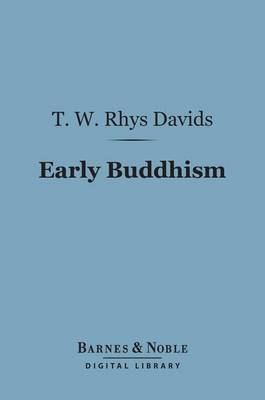 Book cover for Early Buddhism (Barnes & Noble Digital Library)