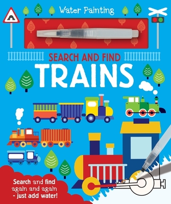 Book cover for Search and Find Trains